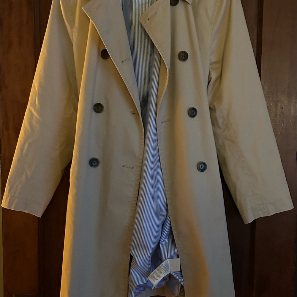 J. Crew Tan Trench Coat Timeless Design - Picture 6 of 7